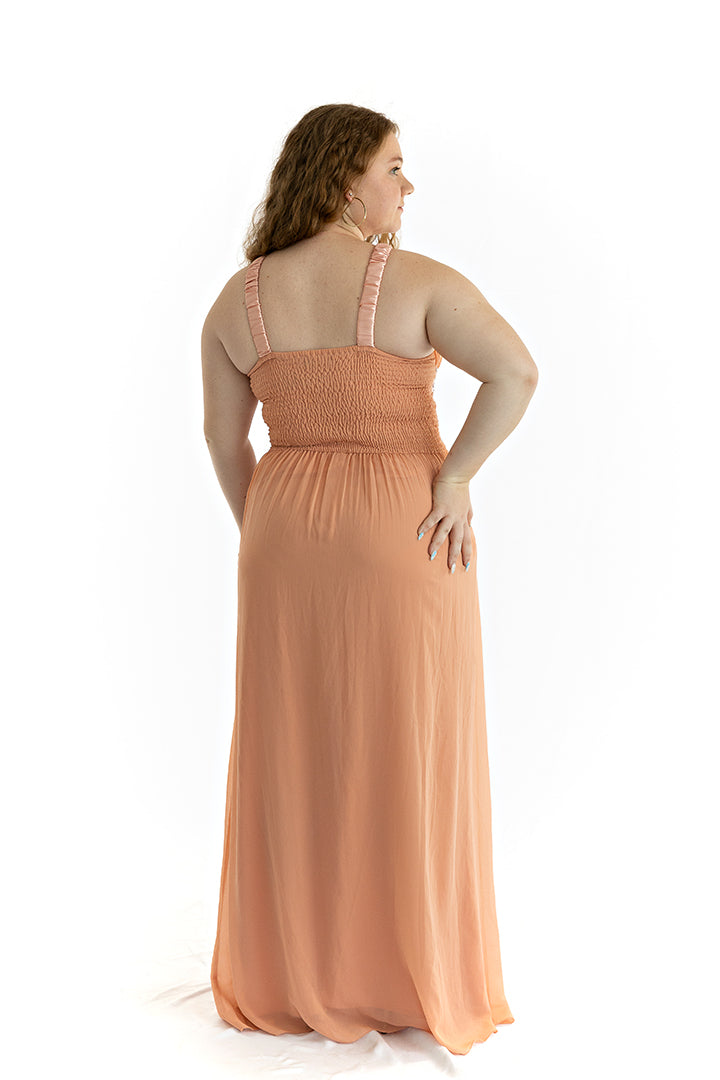 The Peach Dress