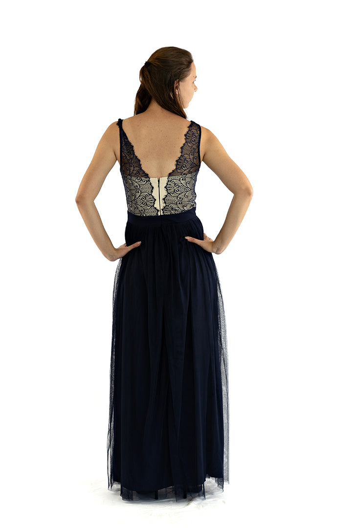 The Navy Lace Dress