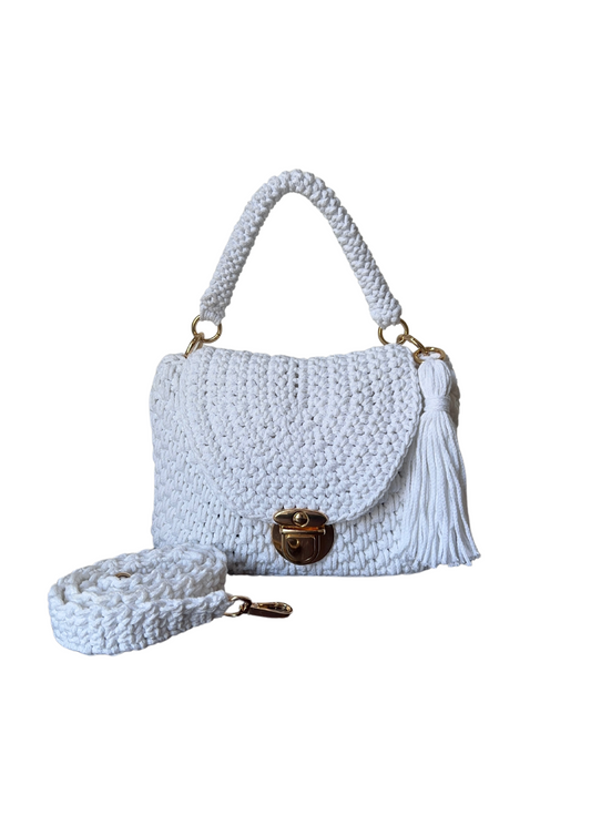 The Mamita Handbag - White